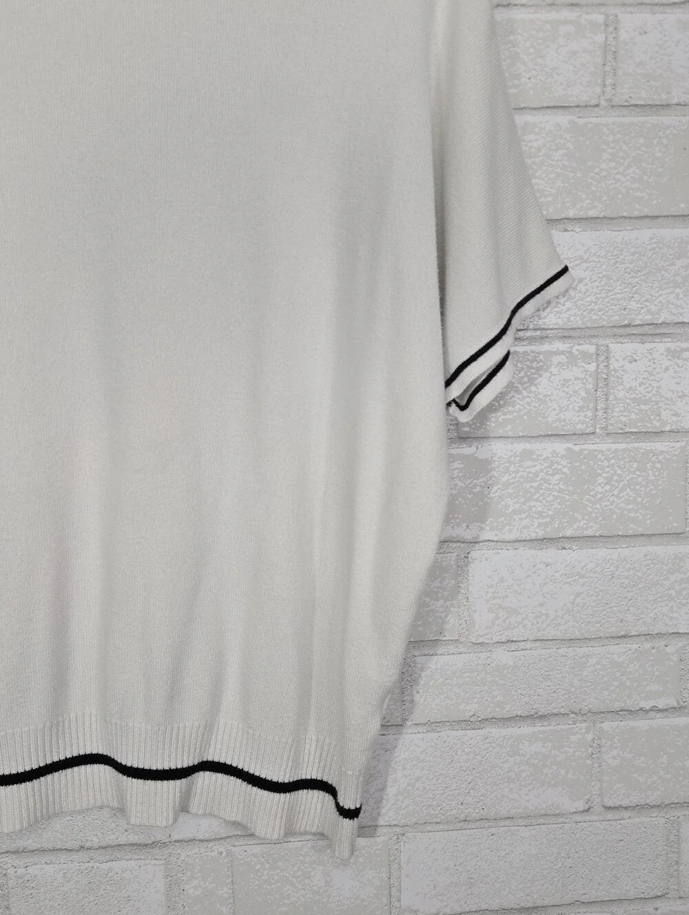 vintage white short sleeve sweater
